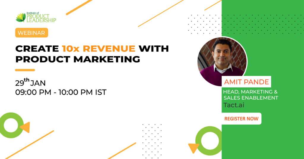 Amit Pande Product Marketing webinar banner