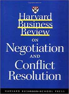 Negotiation And Conflict Resolution