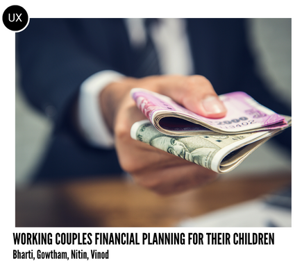 Working couples financial planning for their children