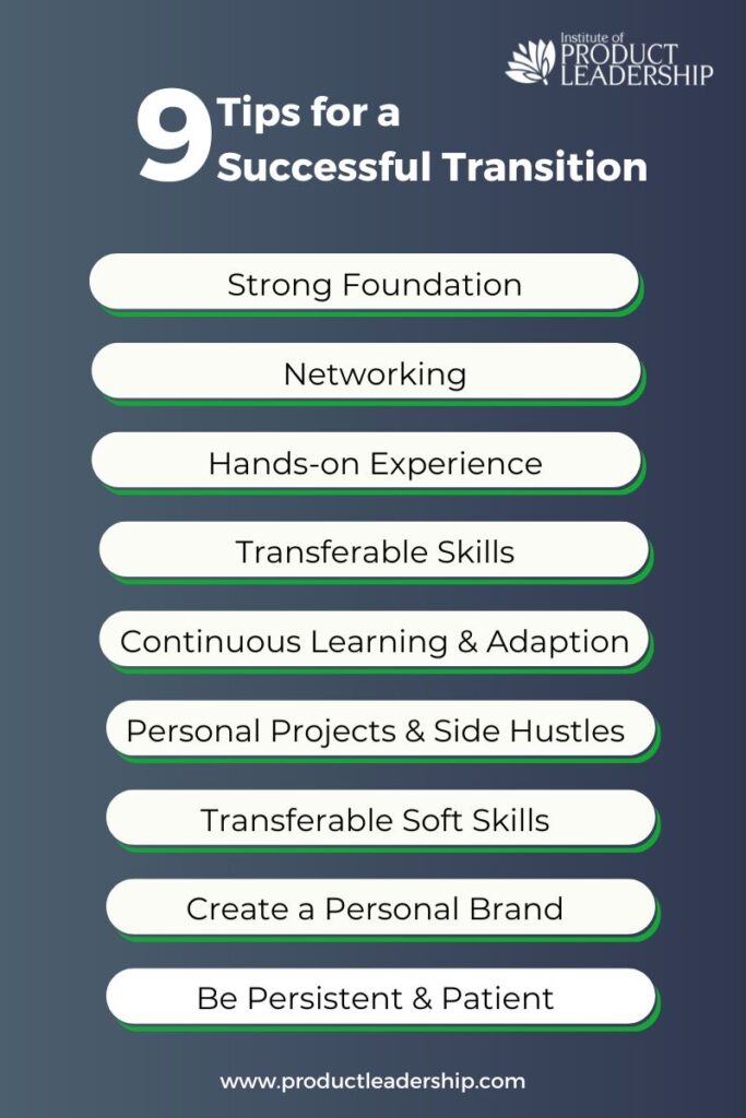 9 Tips for Transitioning from a Non-Tech Background to Product Management​
