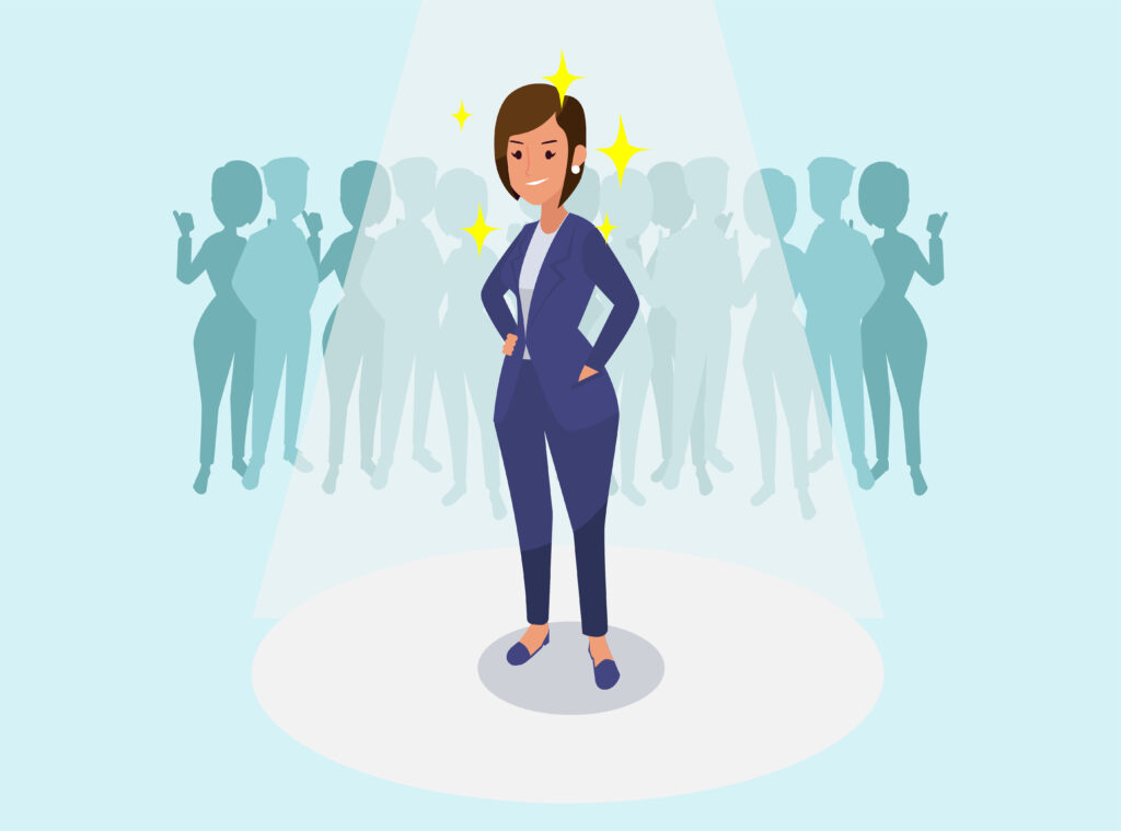 Confused to Confident Product Leader Illustration