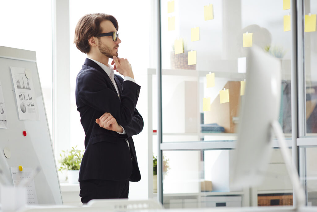 Product Managers with Questioning expression