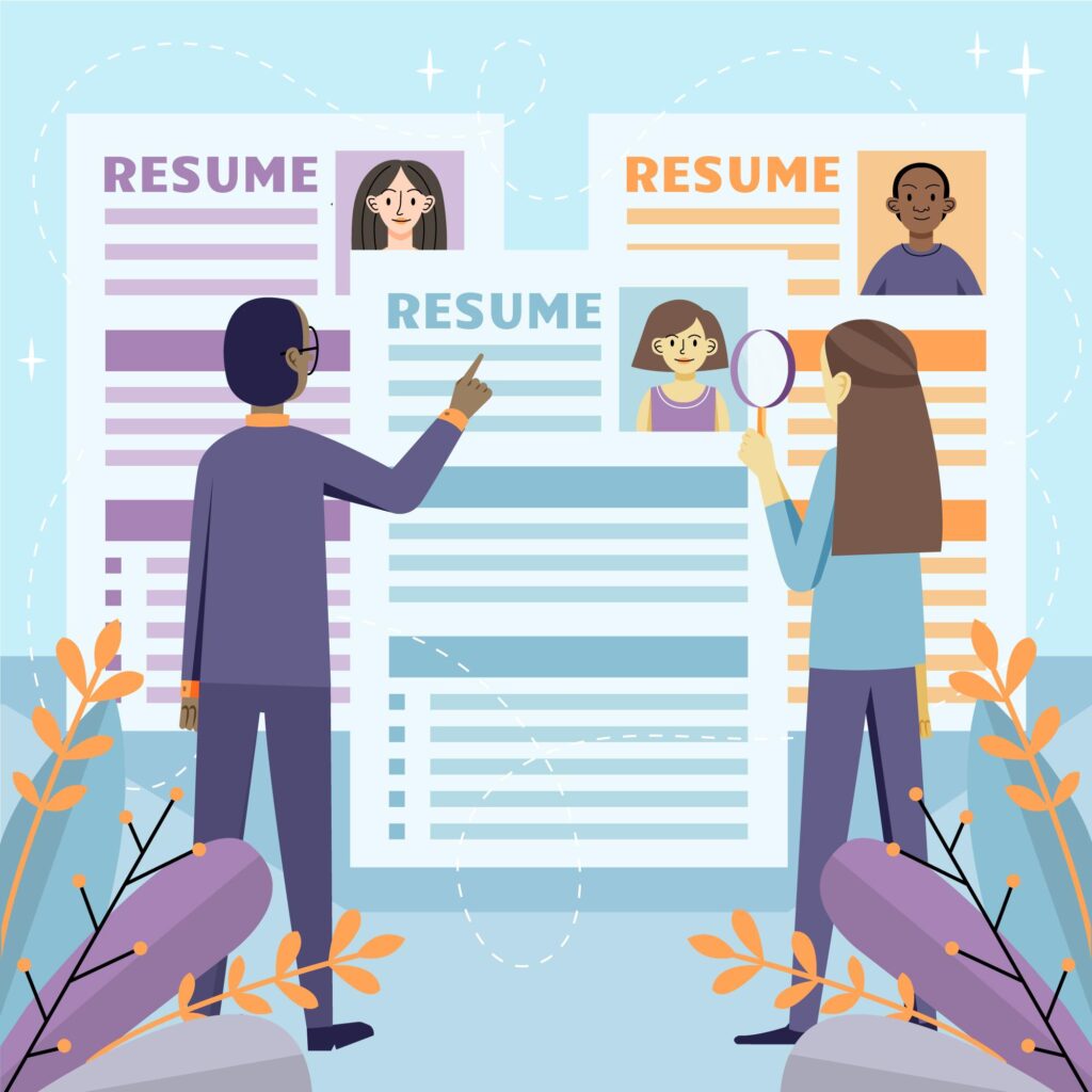 product manager resume illustration