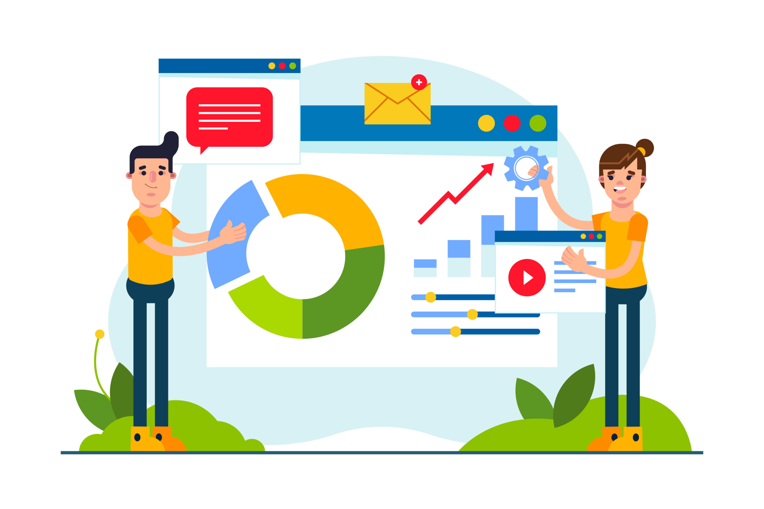 Google product managers illustration