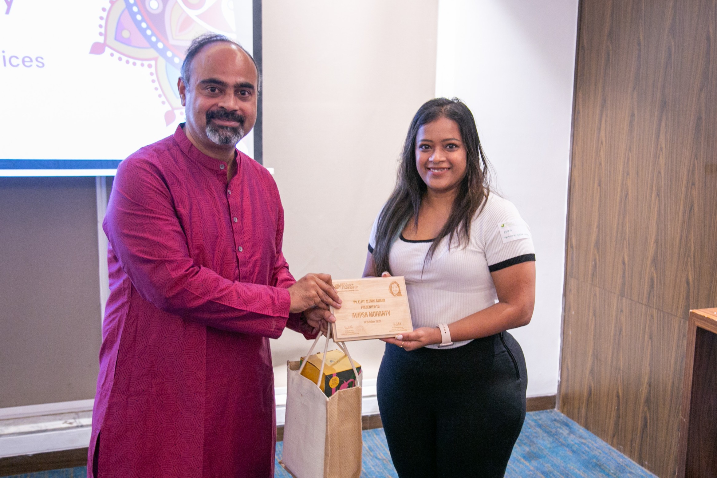 Institute of Product Leadership alumni award presentation event