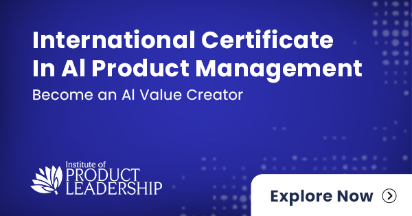International Certificate in AI Product Management Certification banner