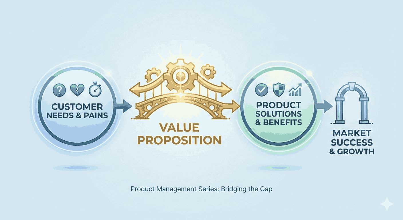 Value proposition as a bridge between customer needs and product solutions