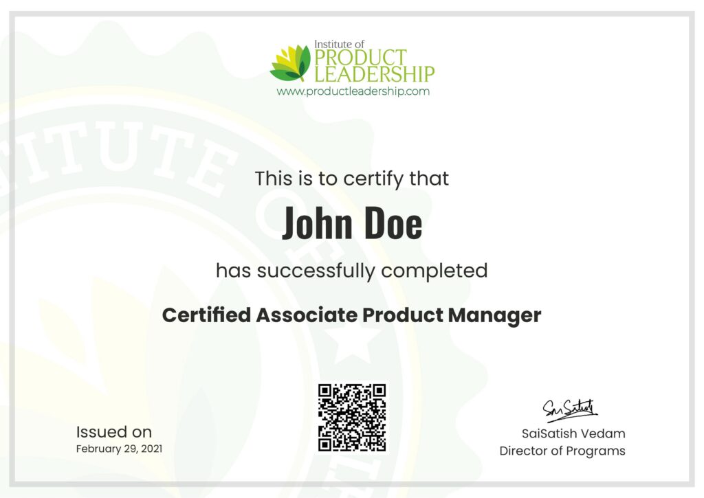 CAPM Certificate
