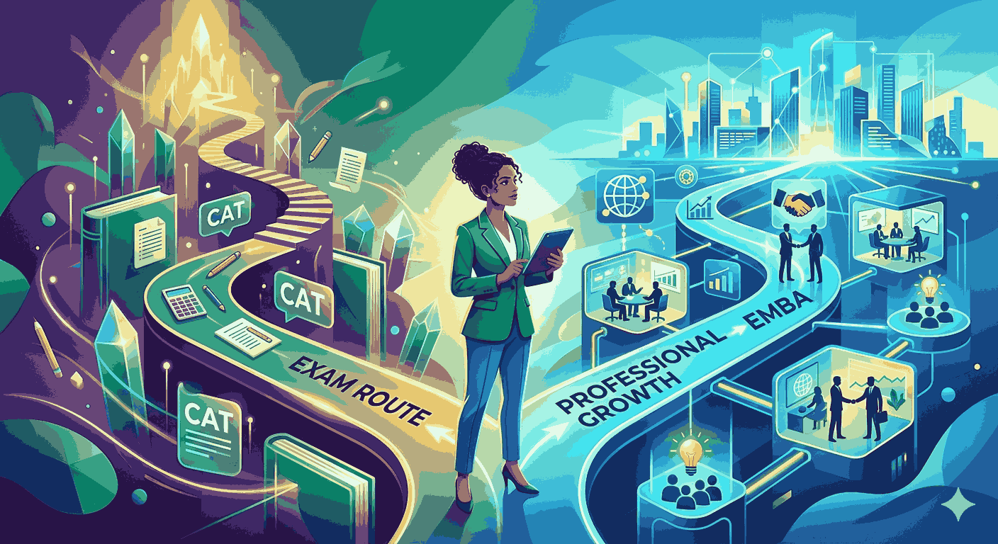 Working Professional deciding between an exam path and a career path