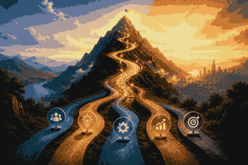 Aligning product strategy with business goals through a unified growth roadmap