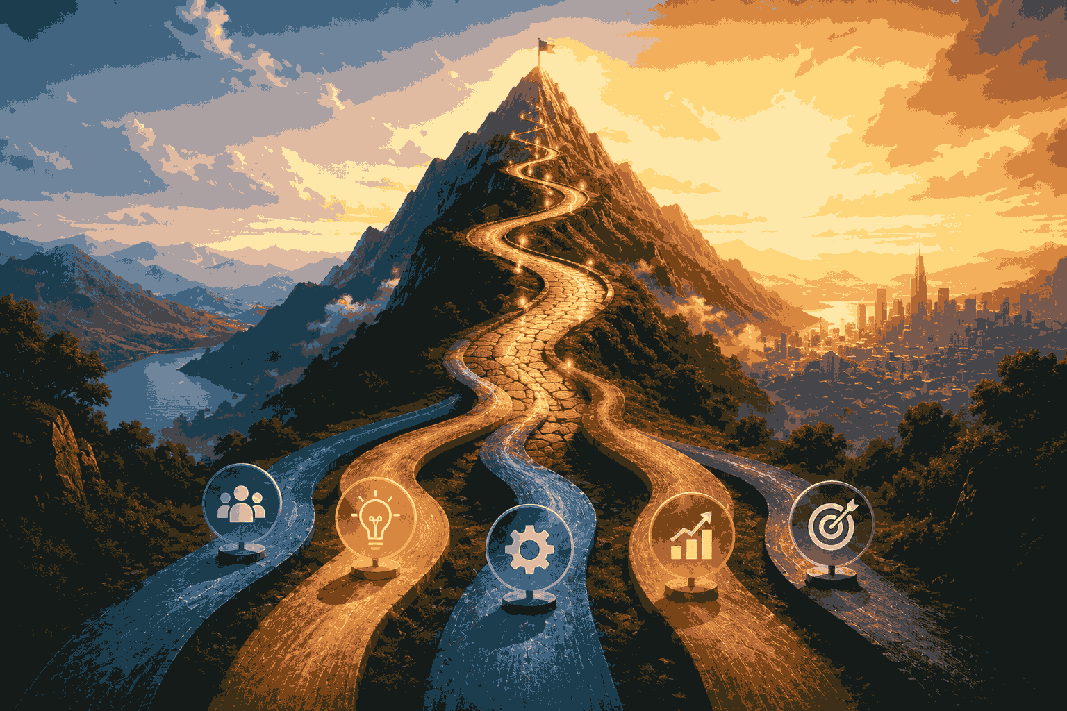 Aligning product strategy with business goals through a unified growth roadmap