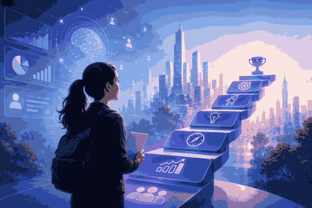 Future of product careers showing growth, innovation and digital leadership paths