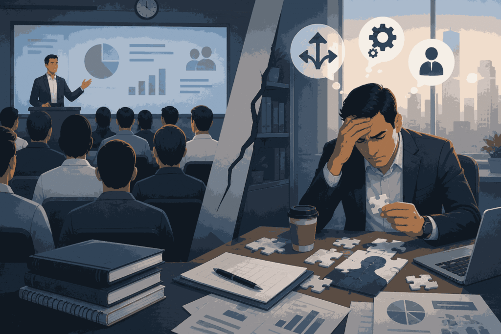 Generic executive programs failing senior professionals in real world decision making