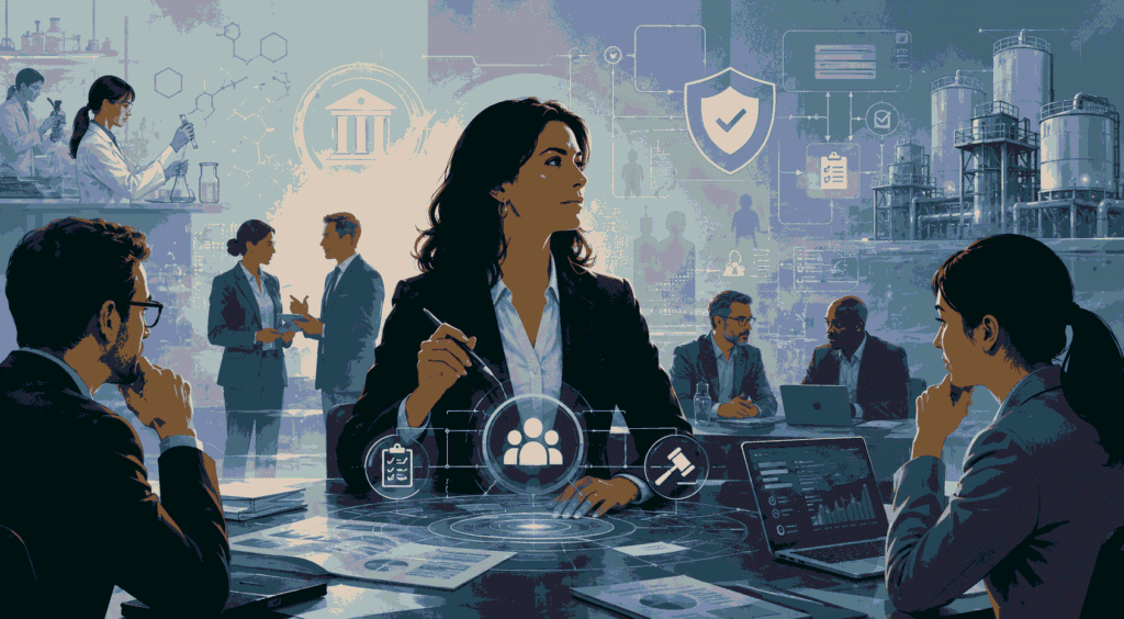 Product leader balancing innovation Illustration