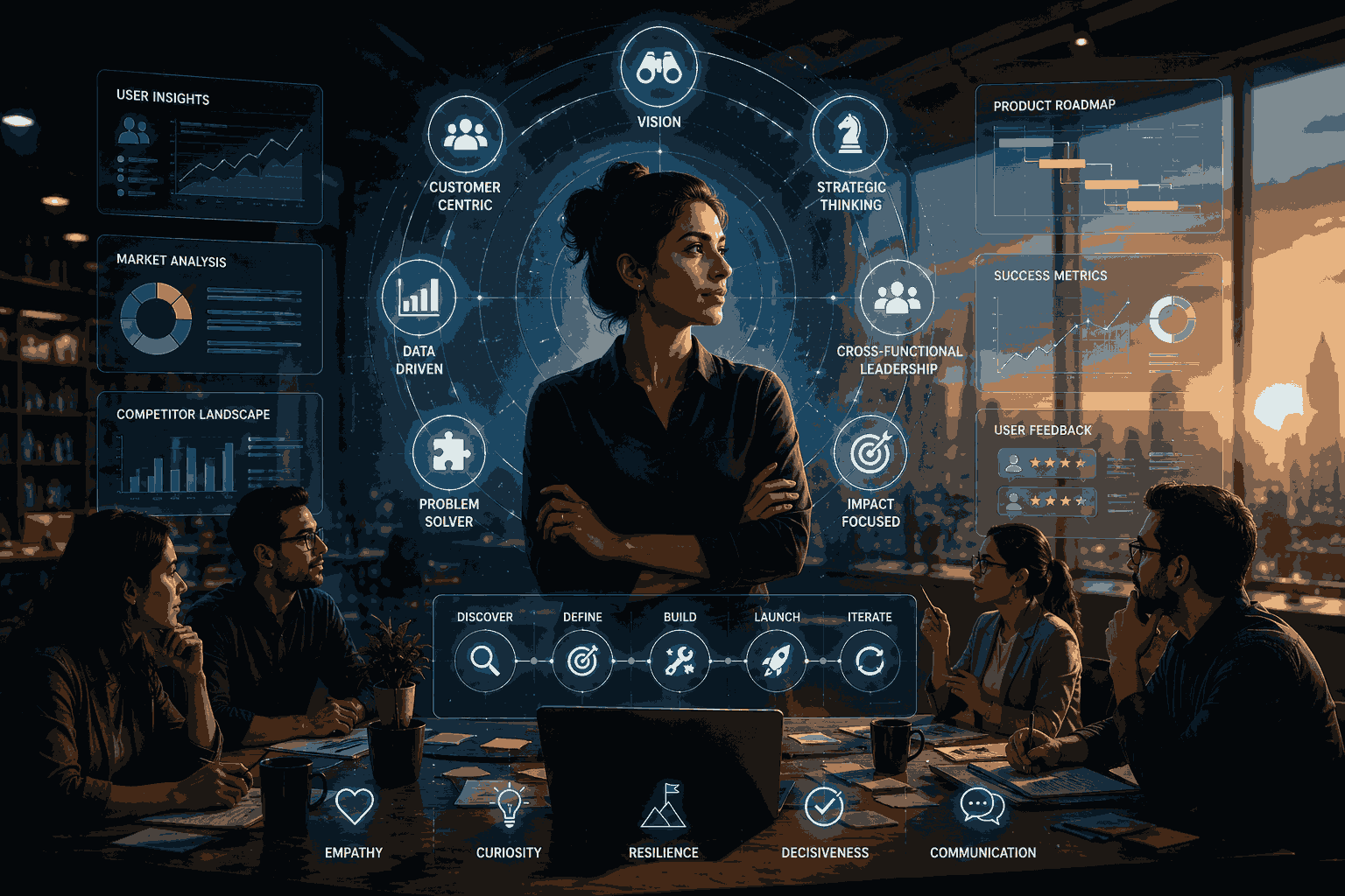 Strategic product leader guiding innovation, collaboration, and business growth vision