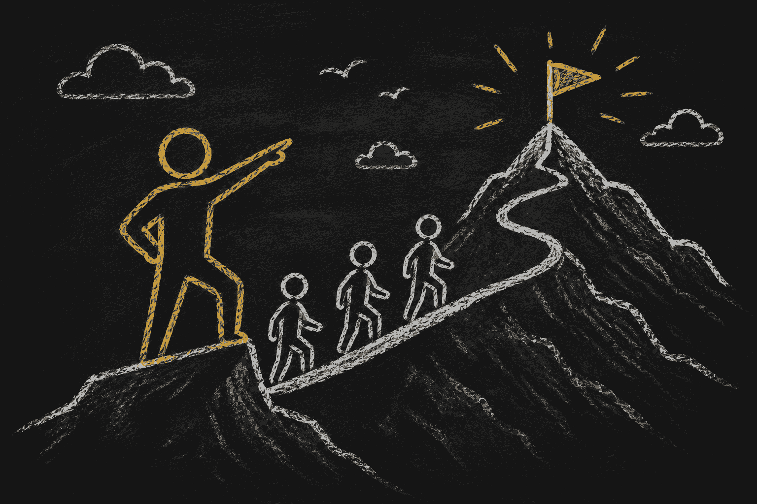 Product leader guiding teams toward growth, collaboration, and strategic