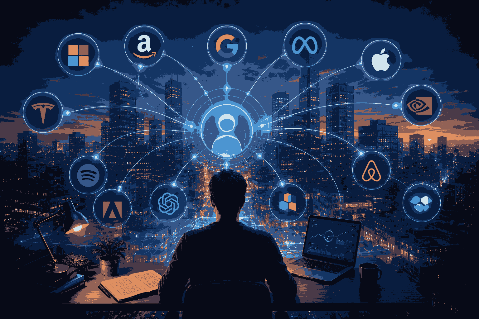 AI product designer exploring career opportunities across leading technology companies