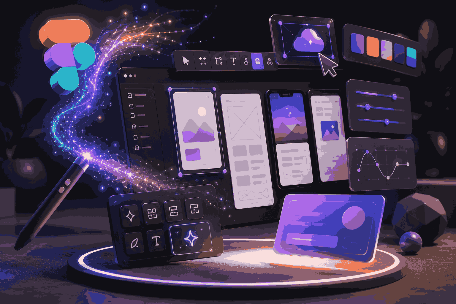 Figma AI features enhancing UI design, prototyping, and creative workflows Image