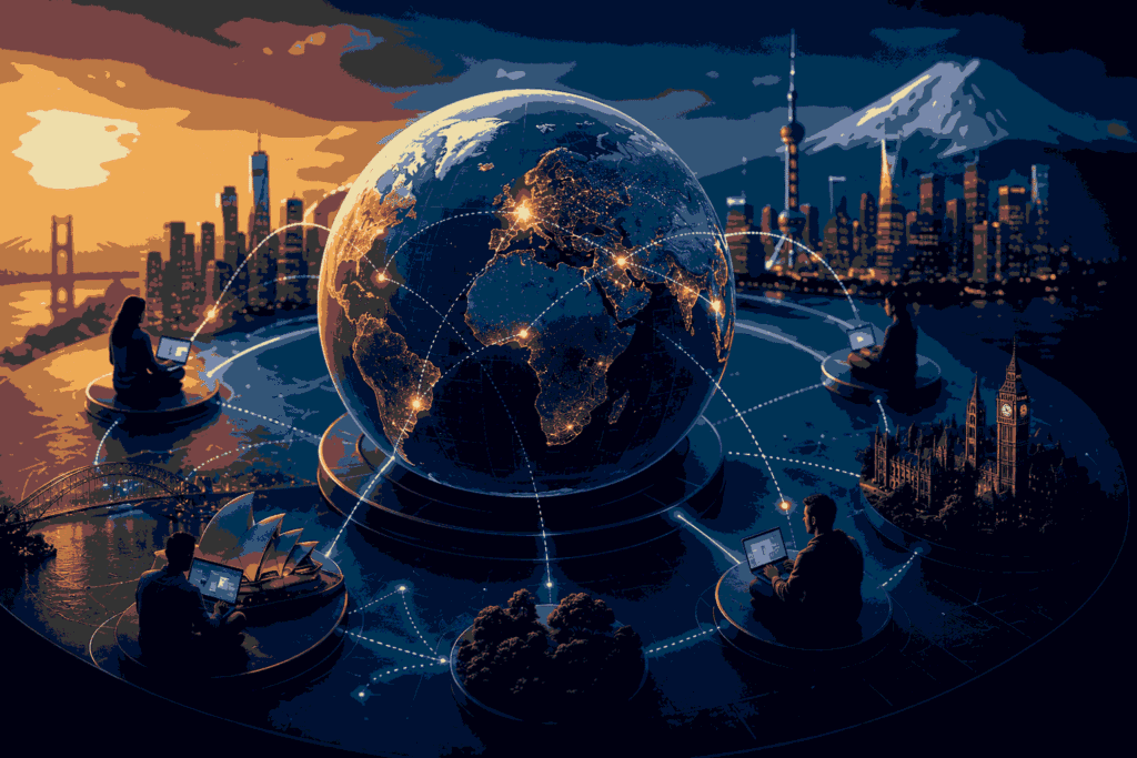Global product strategy connecting diverse markets, teams, and customers through innovation
