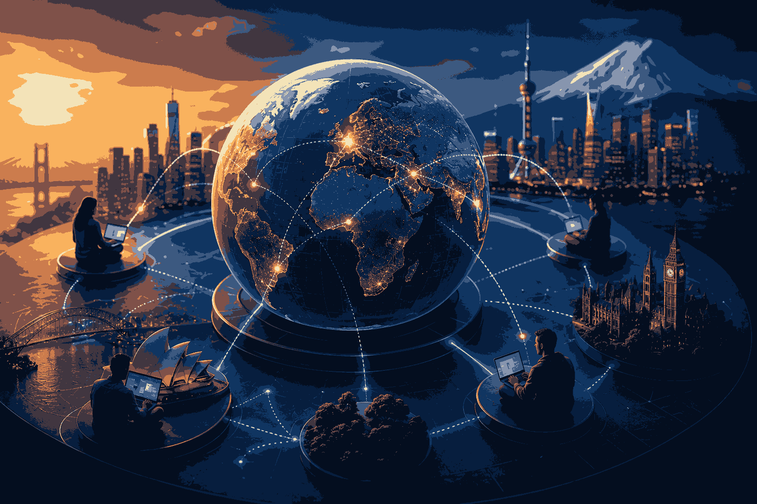 Global product strategy connecting diverse markets, teams, and customers through innovation