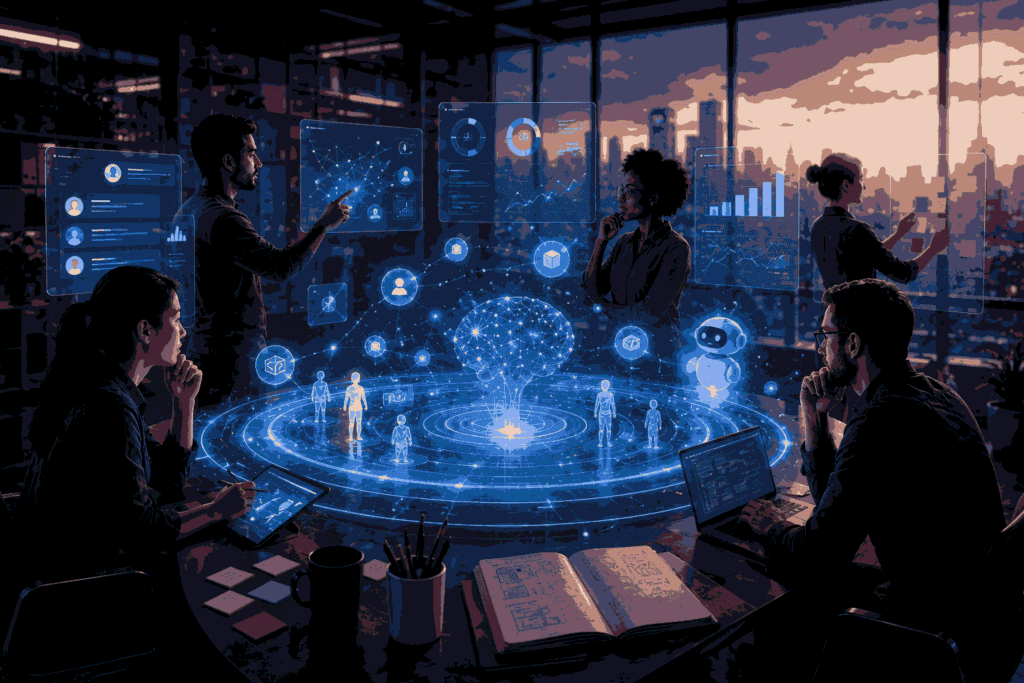 Modern product management in the AI era Illustration