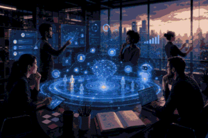 Modern product management in the AI era Illustration