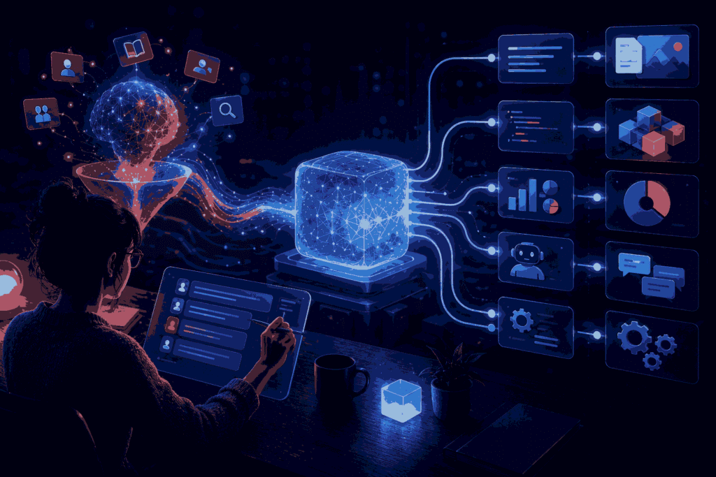 Prompt engineering and AI workflows powering intelligent automation and productivity