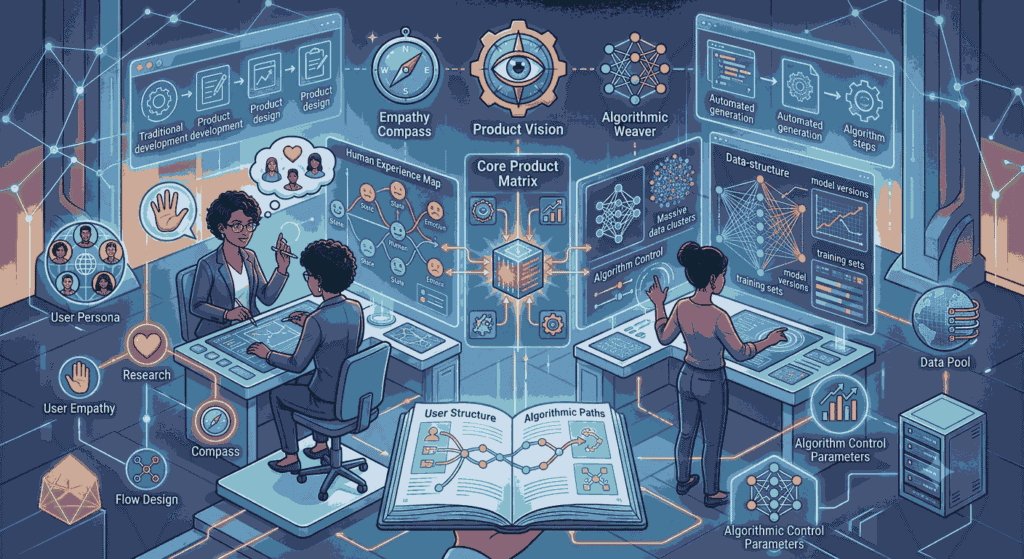 Two designers use holographic interfaces to research user experience and create algorithmic paths