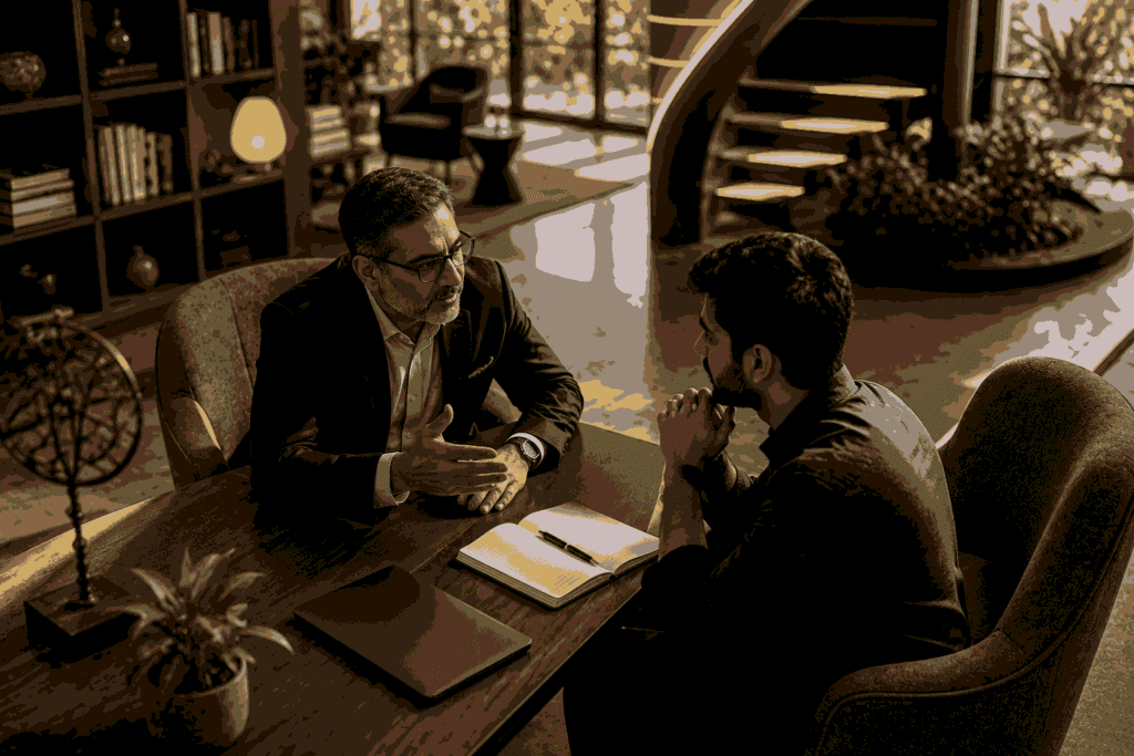 Executive MBA mentorship helping professionals develop leadership and career skills