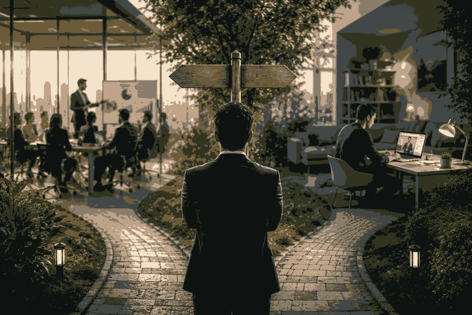Executive MBA vs Distance MBA comparing learning, leadership, and career growth