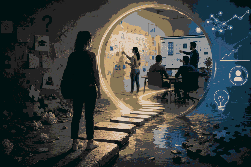 Transitioning into product management through practical skills and collaboration